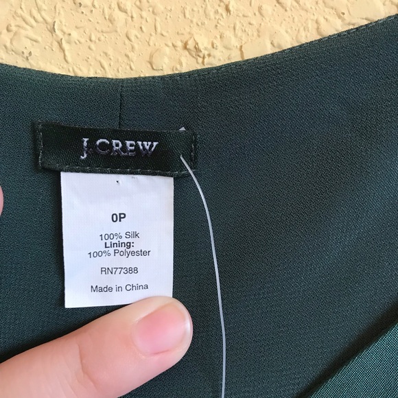 J.Crew Green Silk Dress - Picture 5 of 8